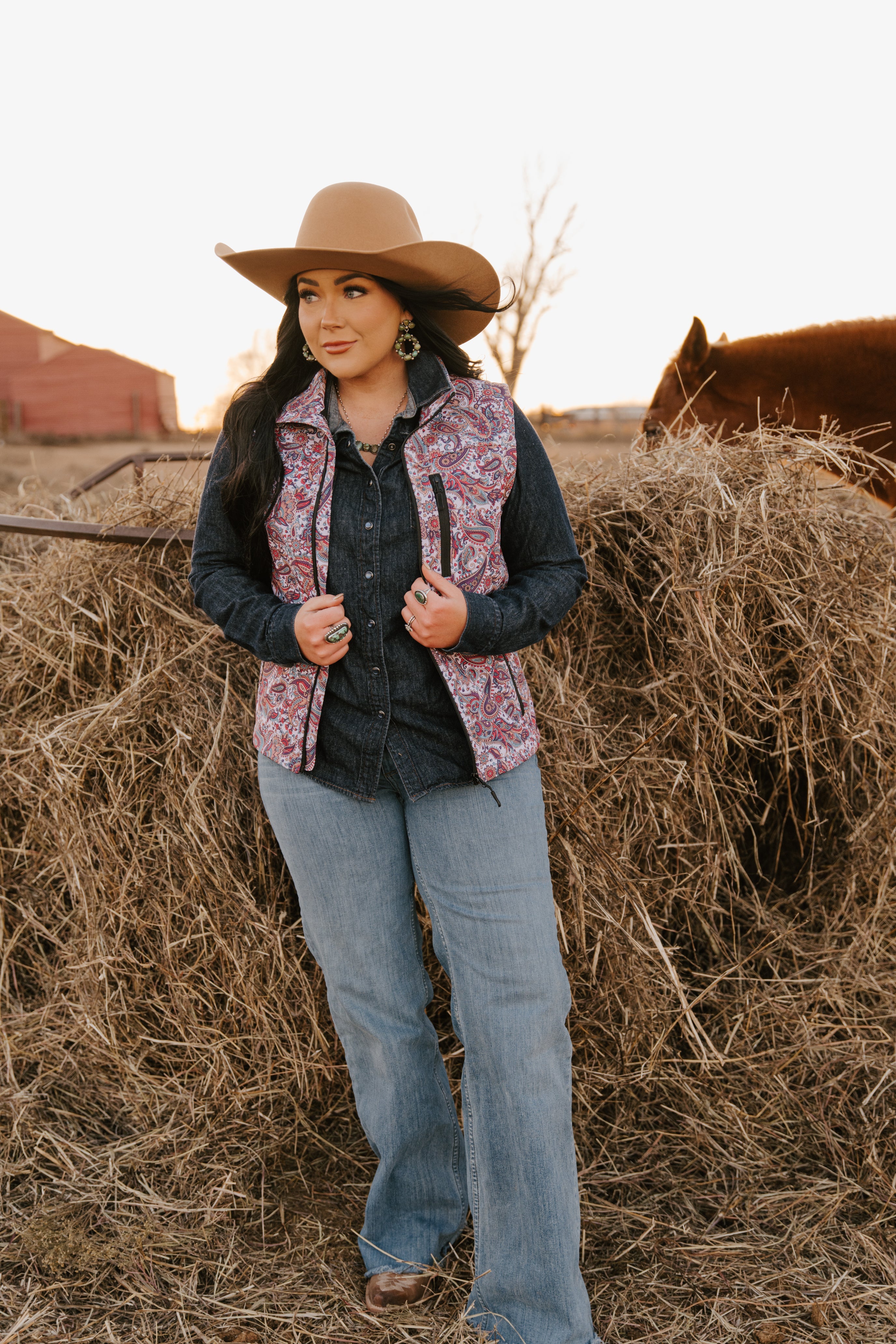 Ladies Bonded Softshell Vest