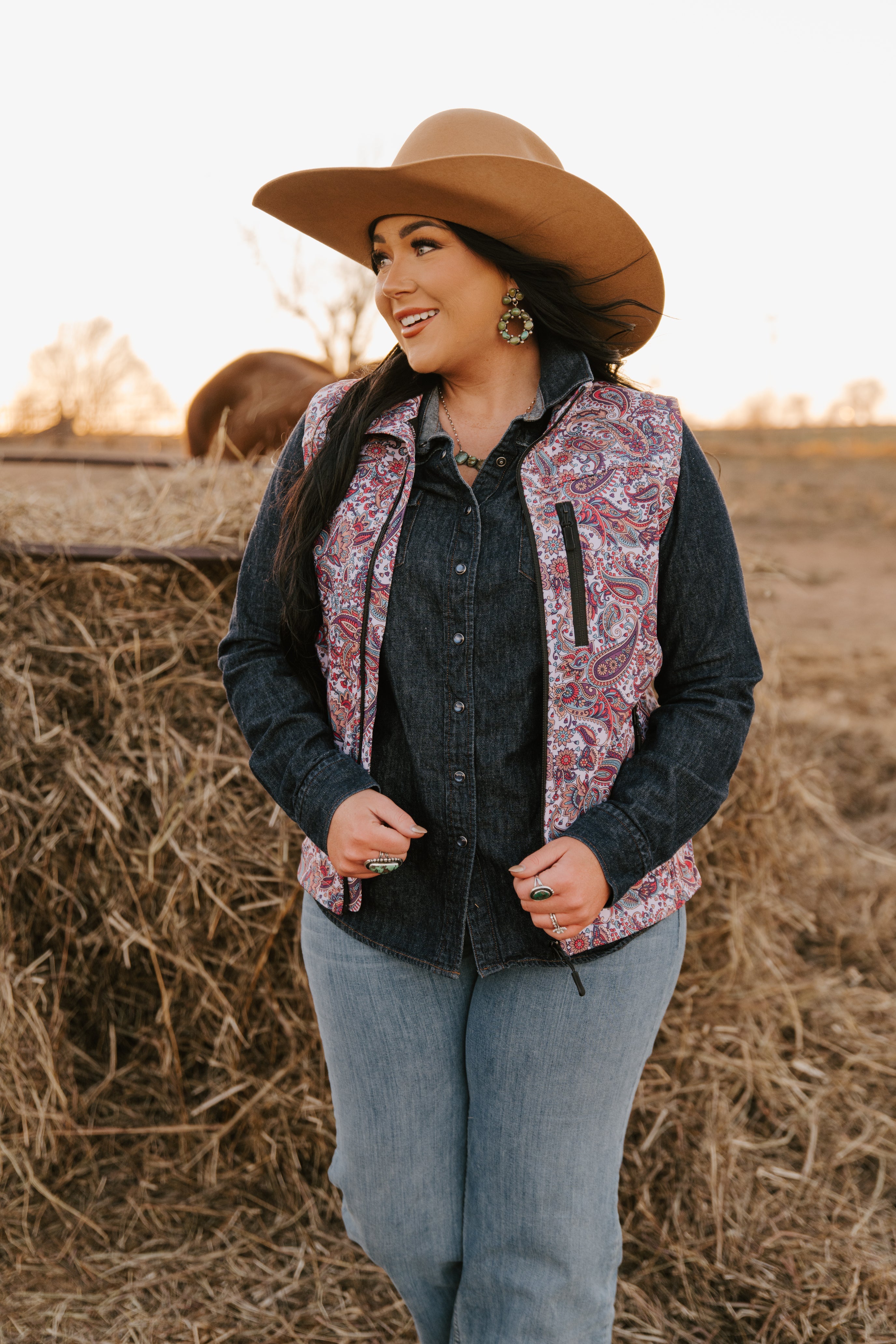 Ladies Bonded Softshell Vest