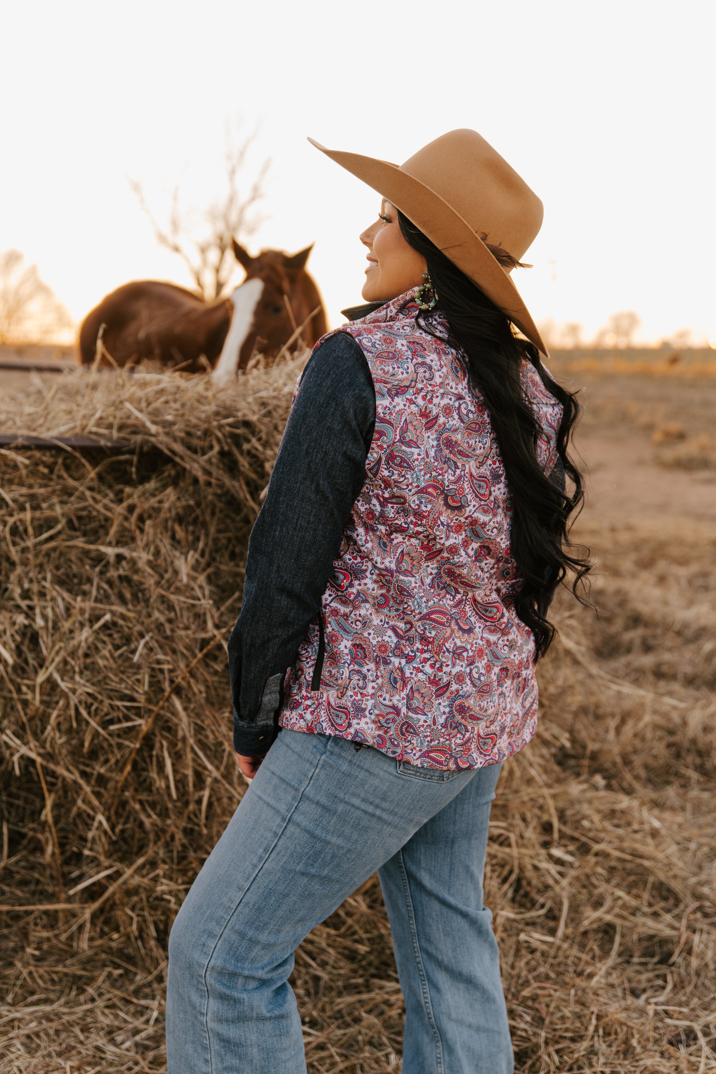 Ladies Bonded Softshell Vest