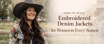 How to Style Embroidered Denim Jackets for Women in Every Season