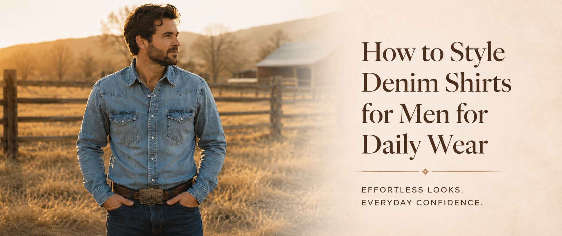 Denim Shirts for Men for Daily Wear: Style Guide