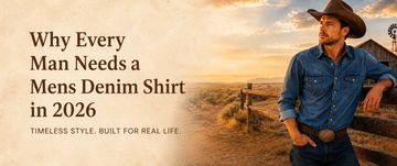 Why Every Man Needs a Mens Denim Shirt in 2026
