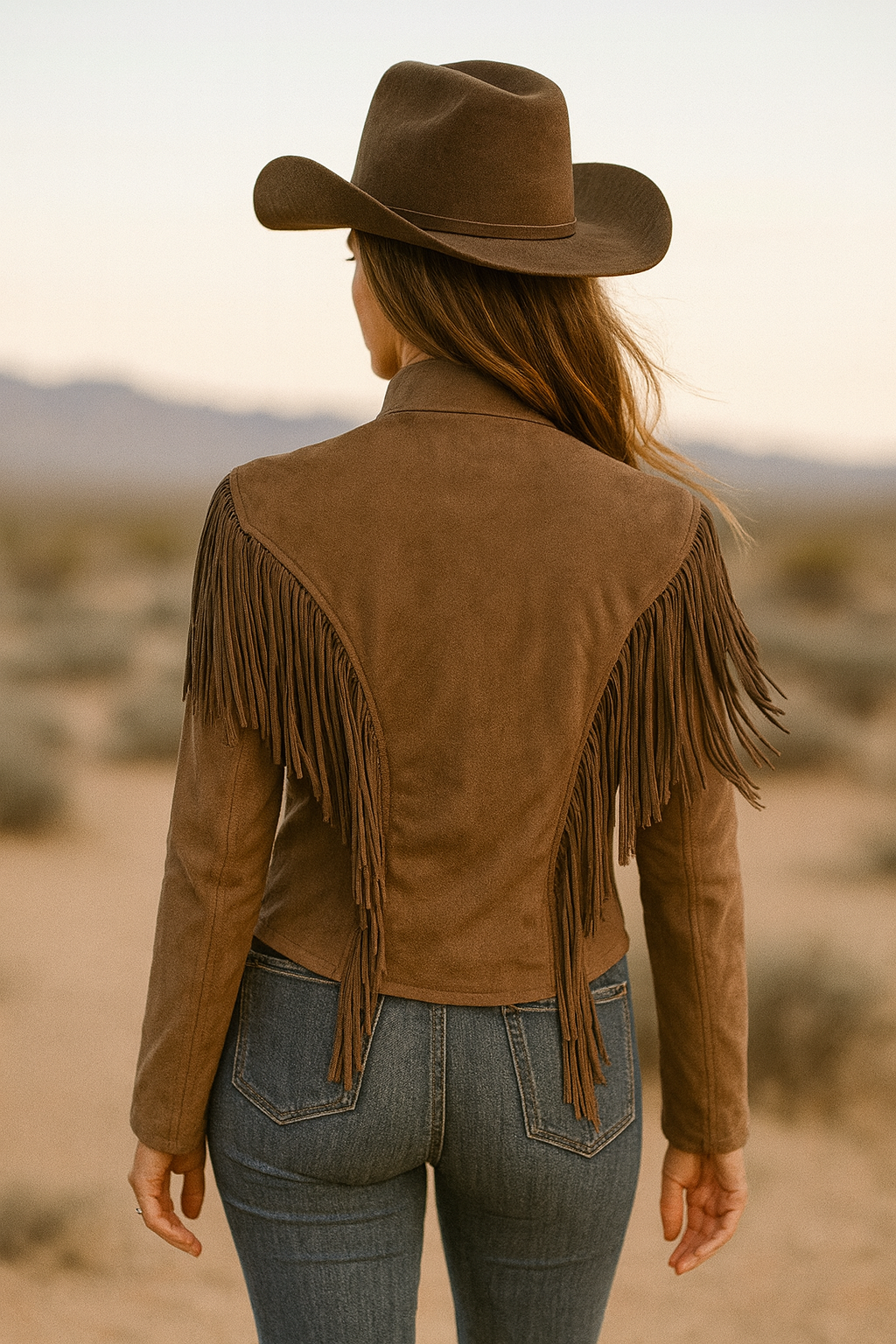 Leather Jacket With Fringes