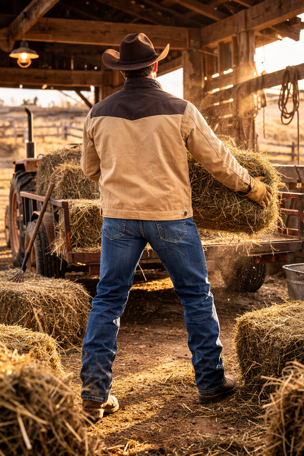 Montana Co. Two Tone Workwear Jacket