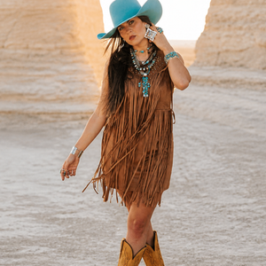 Ladies Suede Dress.2505190