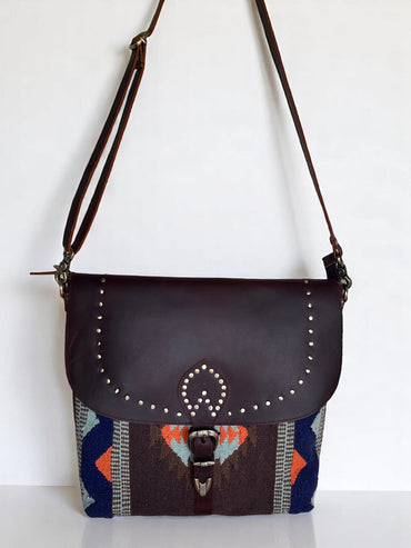 Crossbody Laptop Bag- Genuine Leather & Secure Closure