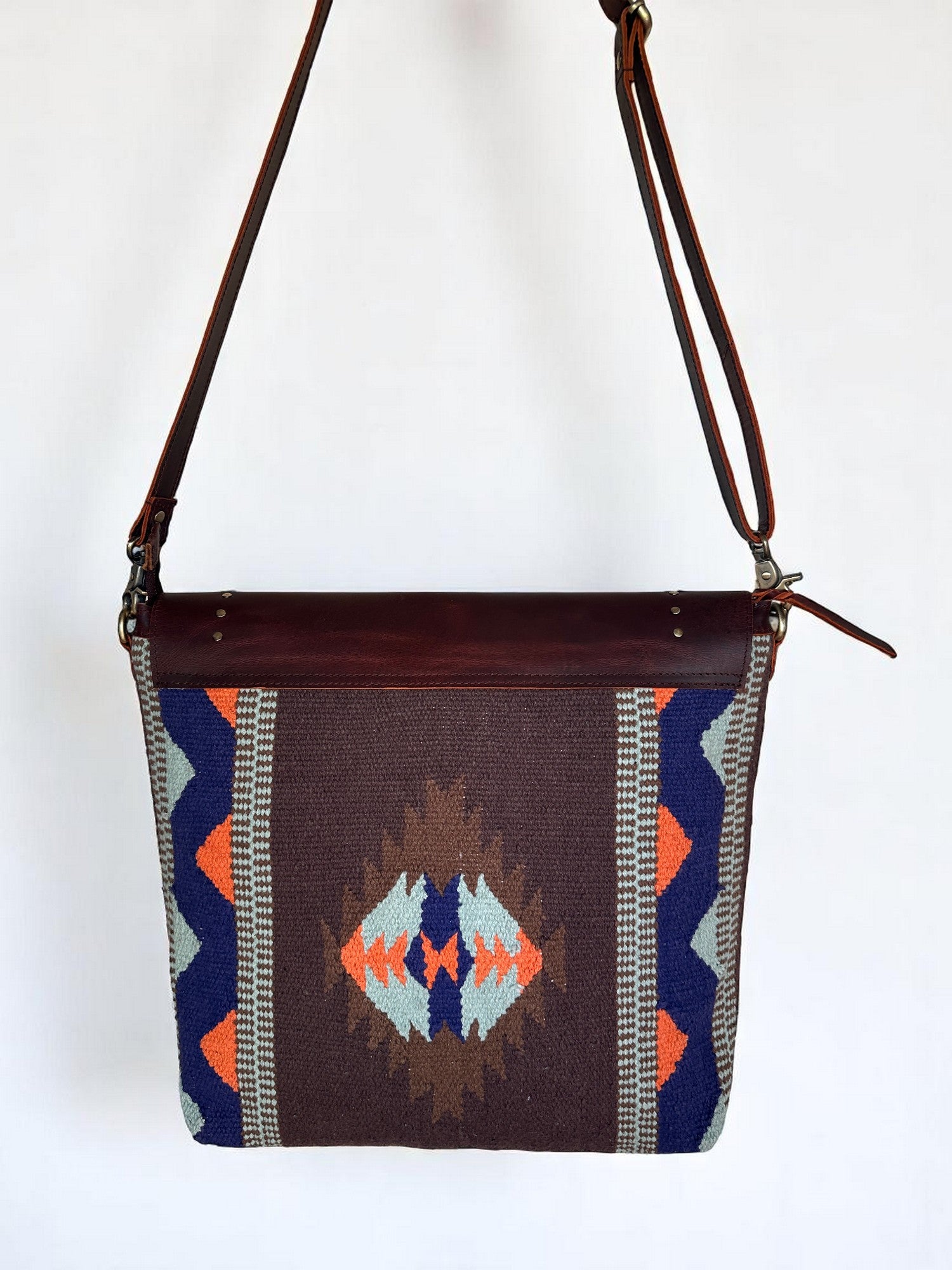 Crossbody Laptop Bag- Genuine Leather & Secure Closure