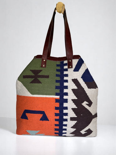 Southwestern Woven Tote Bag