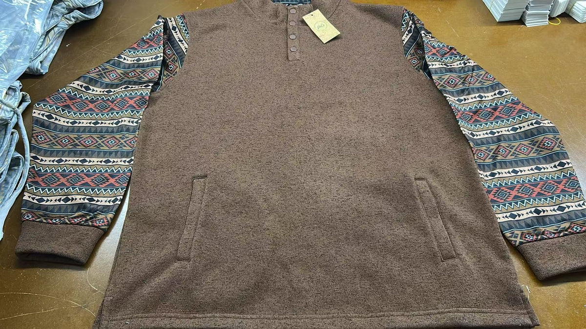 Men's Western Fleece Pullover | Style AT-261