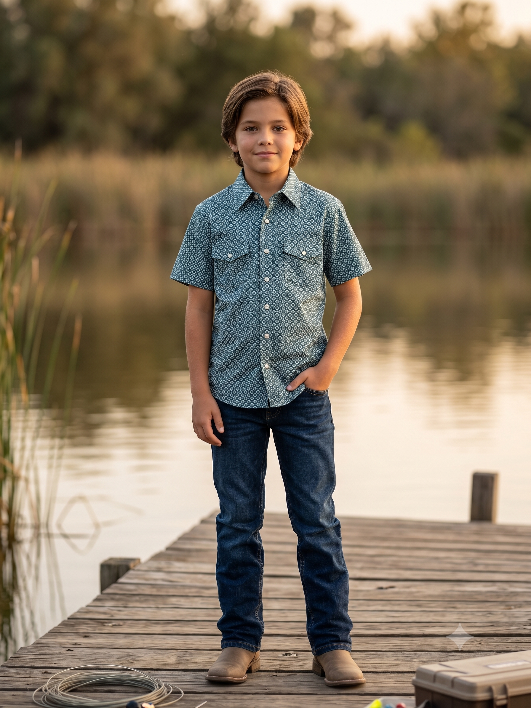 Boys' Western Fishing Shirt | Style ATWF-103