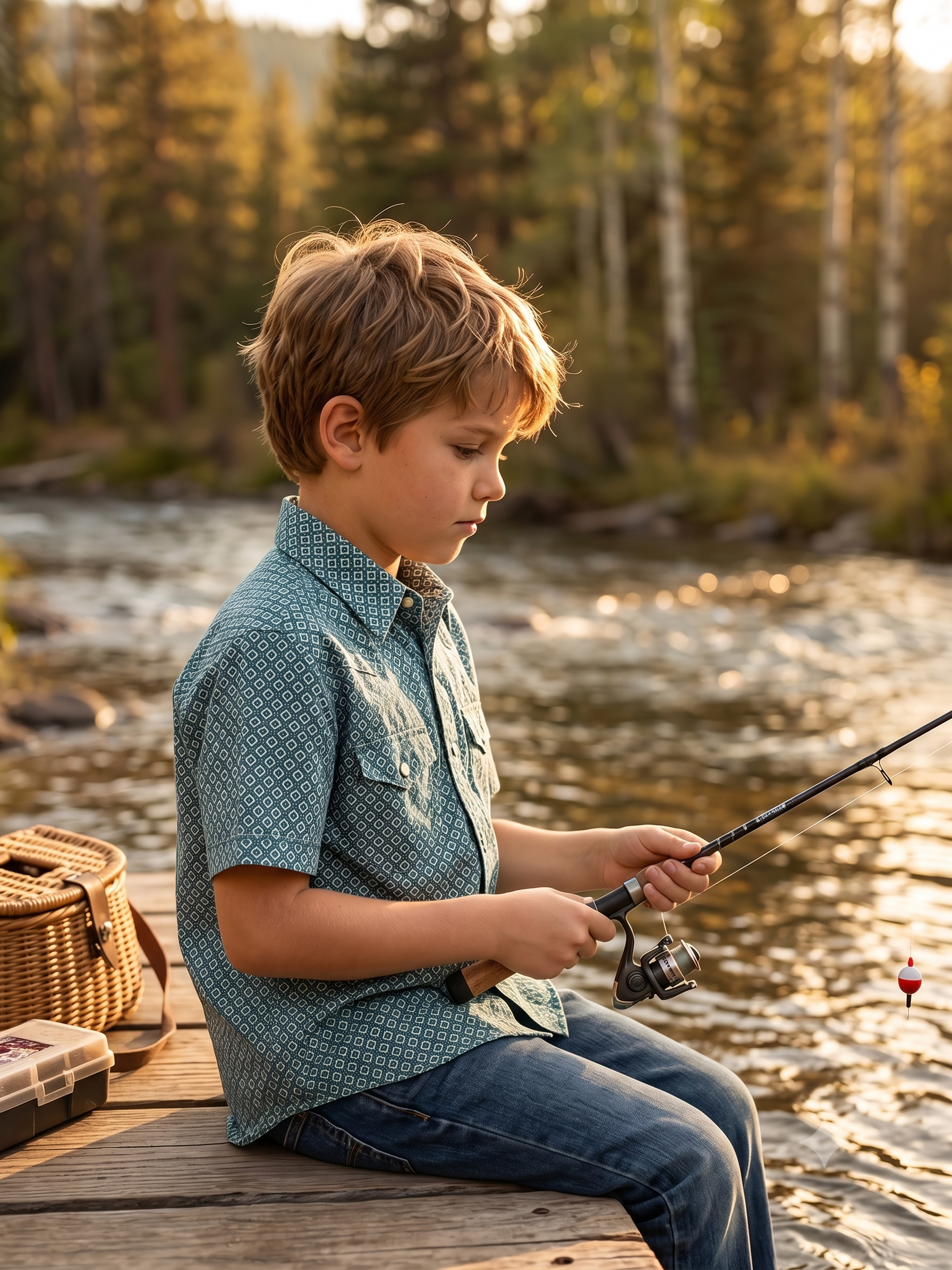 Boys' Western Fishing Shirt | Style ATWF-103