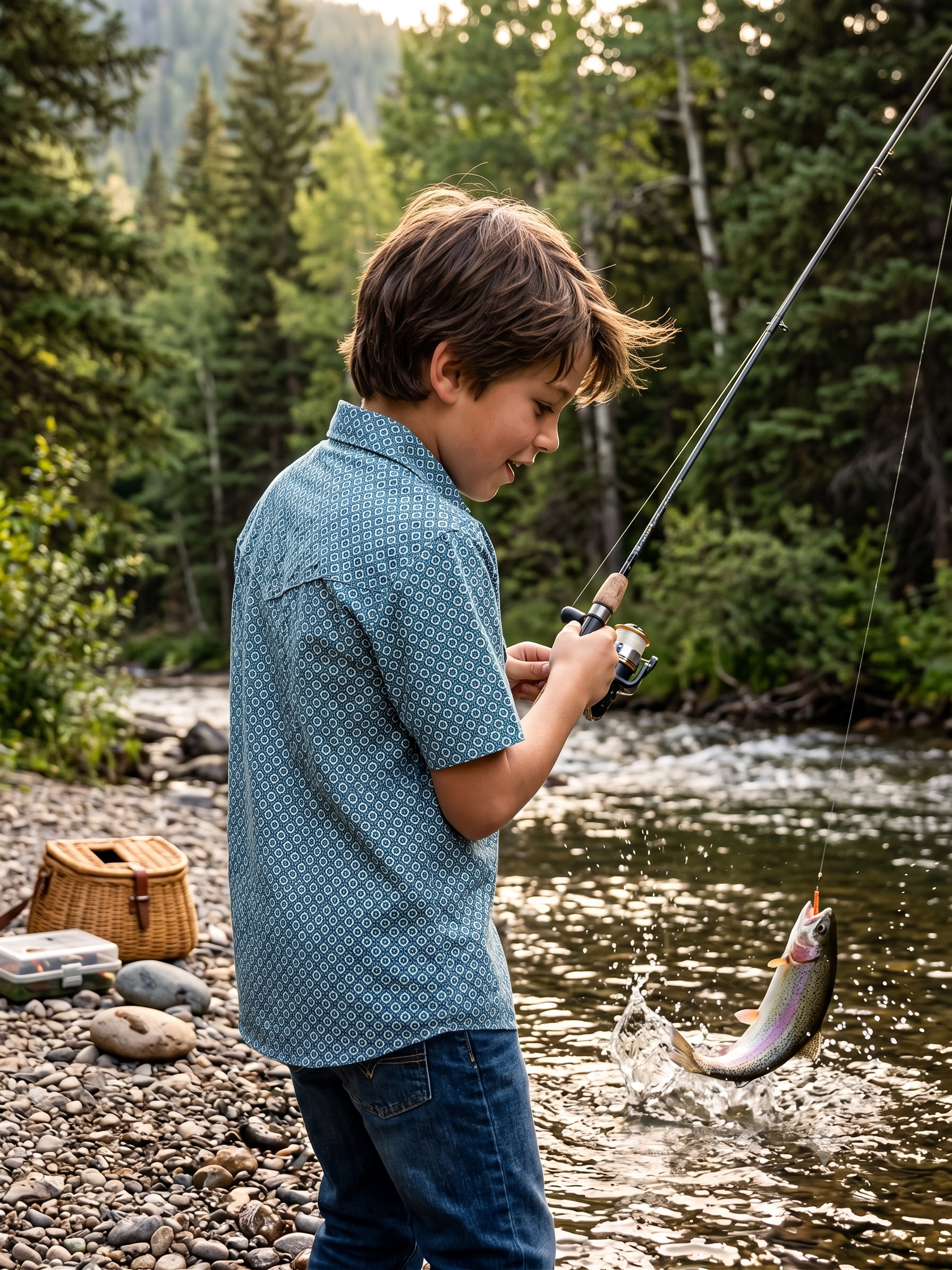 Boys' Western Fishing Shirt | Style ATWF-103