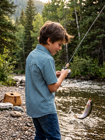 Boys' Western Fishing Shirt | Style ATWF-103