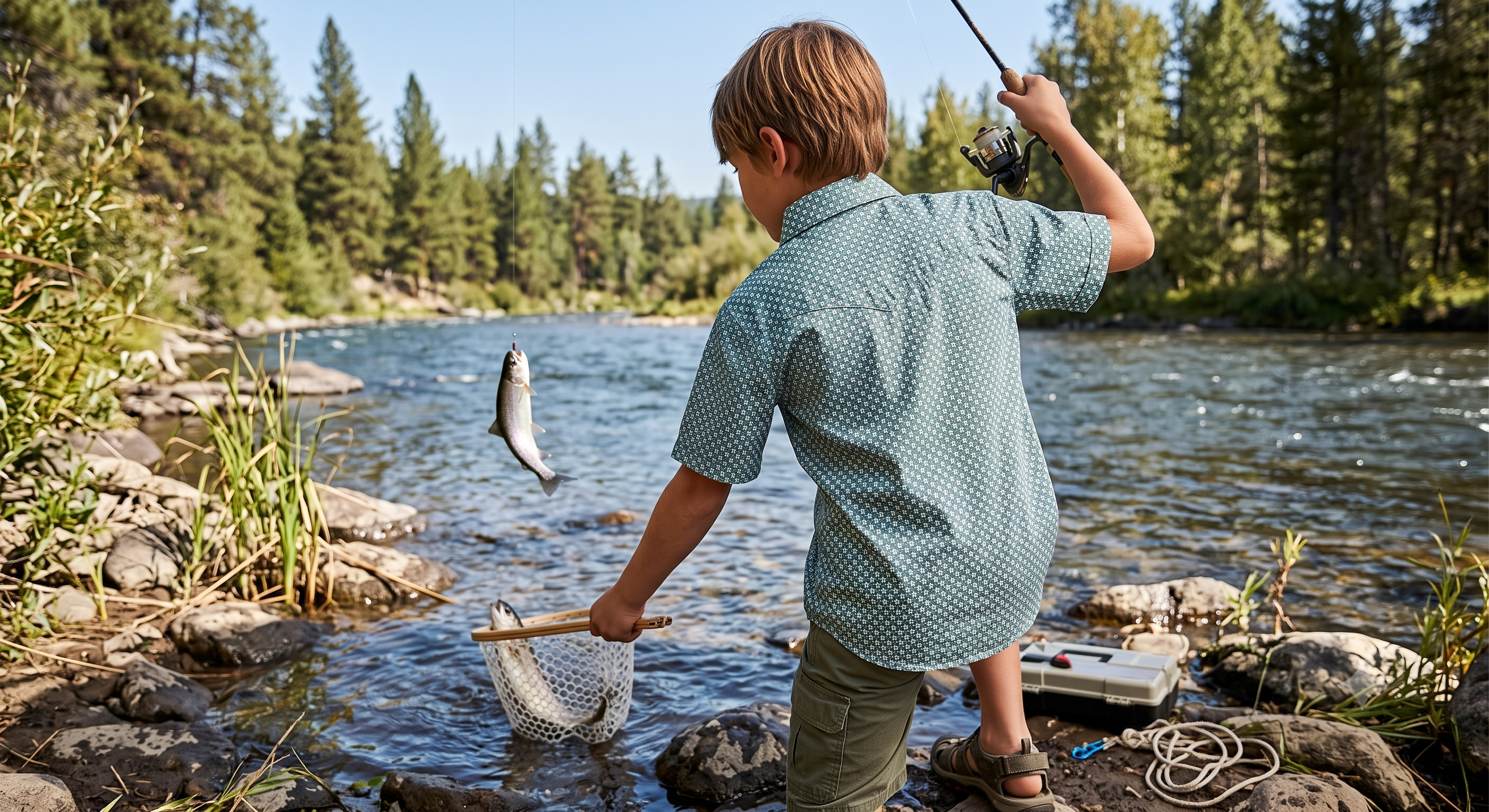 Boys' Western Fishing Shirt | Style ATWF-103