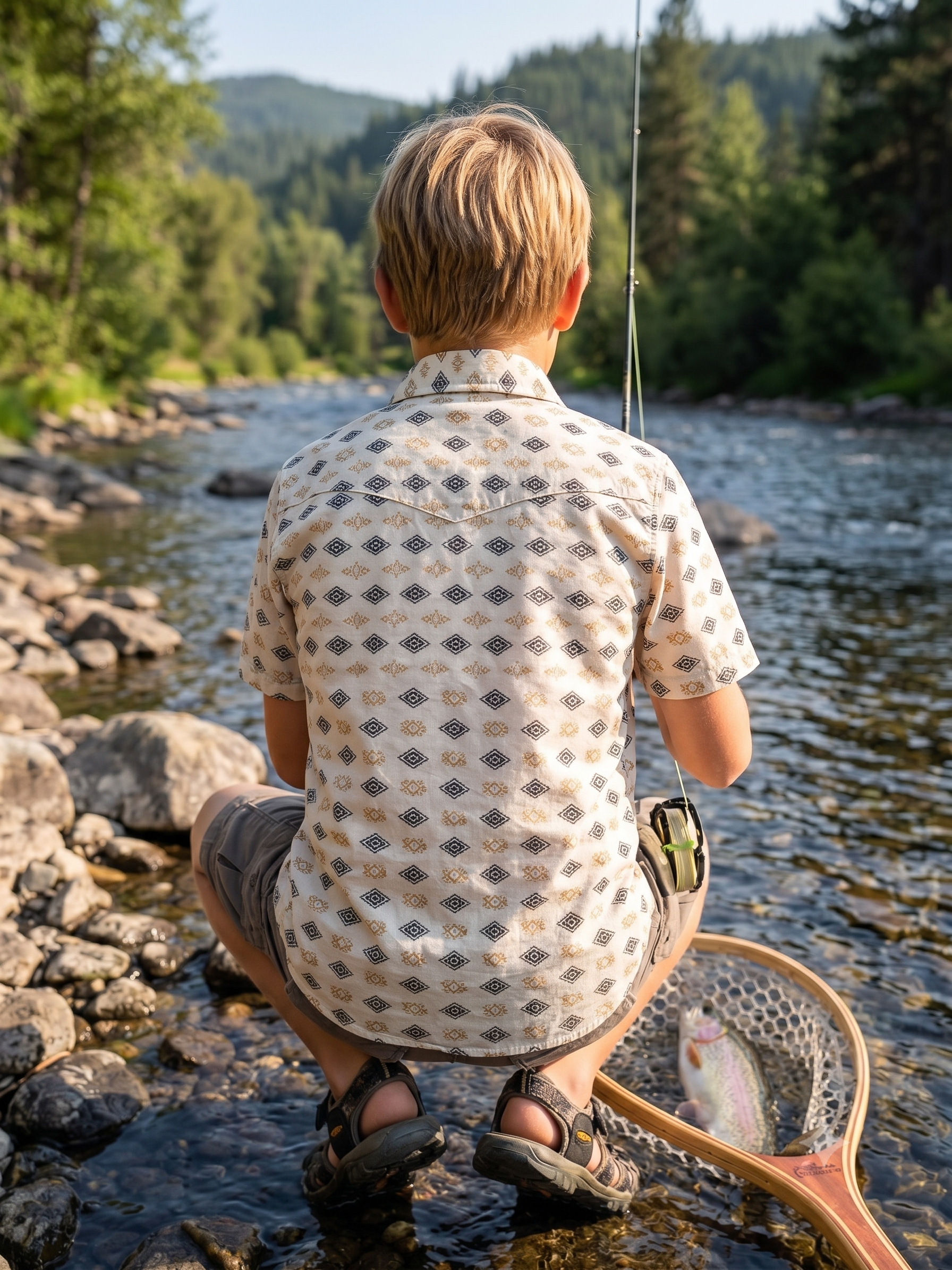 Boys' Western Fishing Shirt | Style ATWF-105