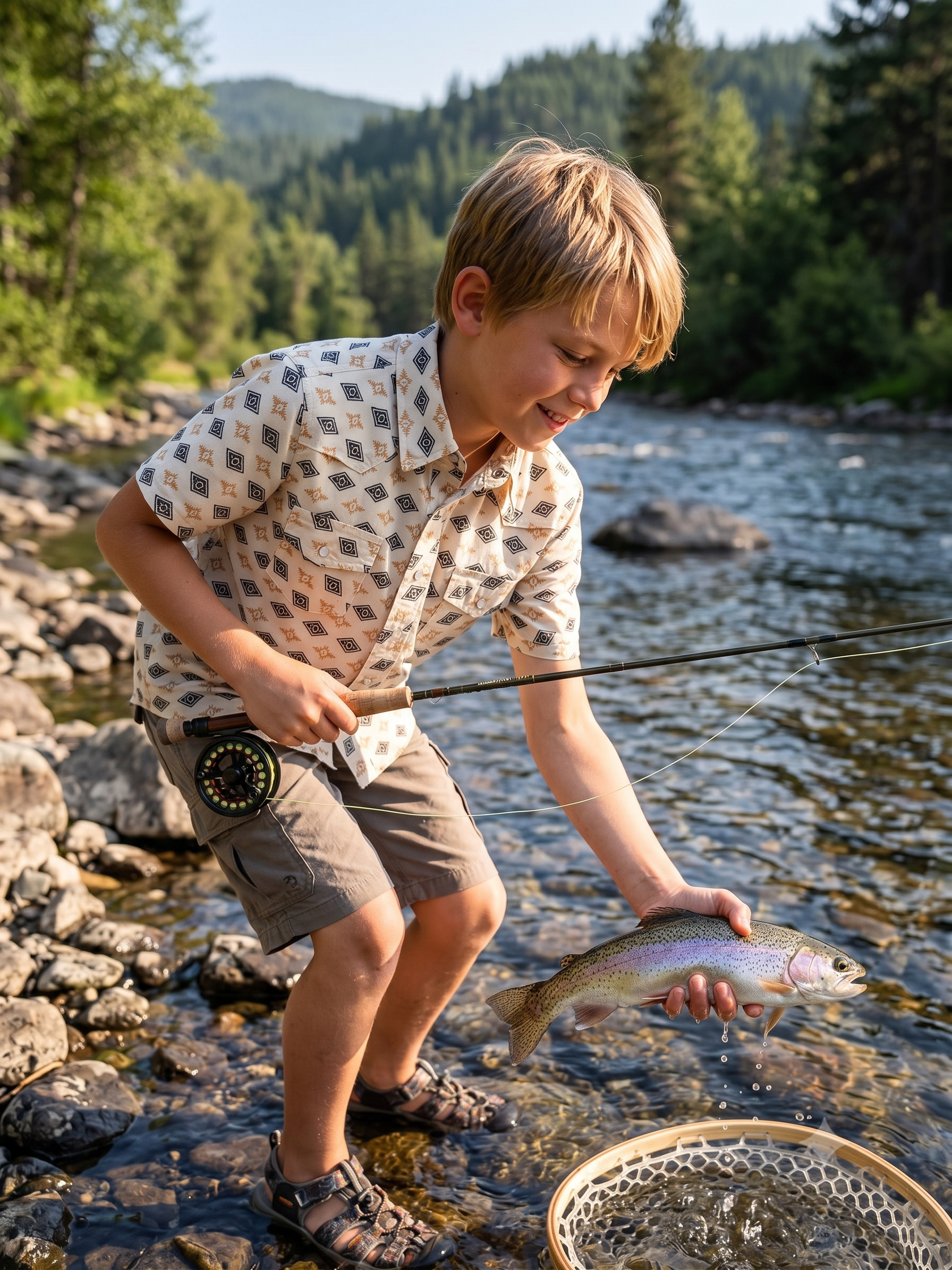 Boys' Western Fishing Shirt | Style ATWF-105