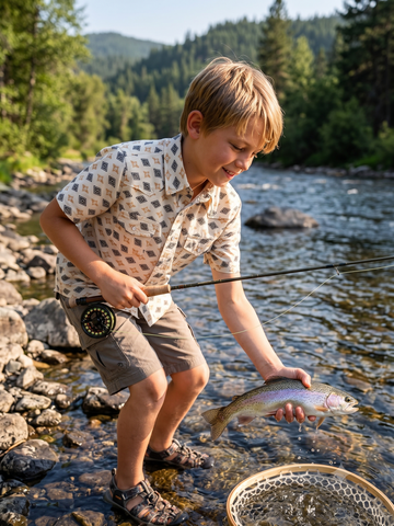 Boys' Western Fishing Shirt | Style ATWF-105