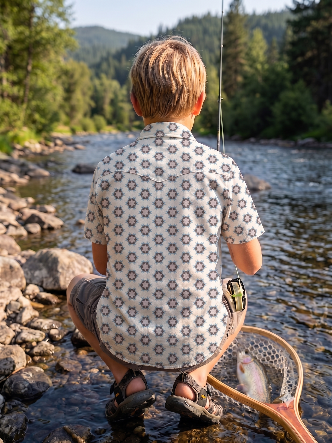 Boys' Western Fishing Shirt | Style ATWF-106