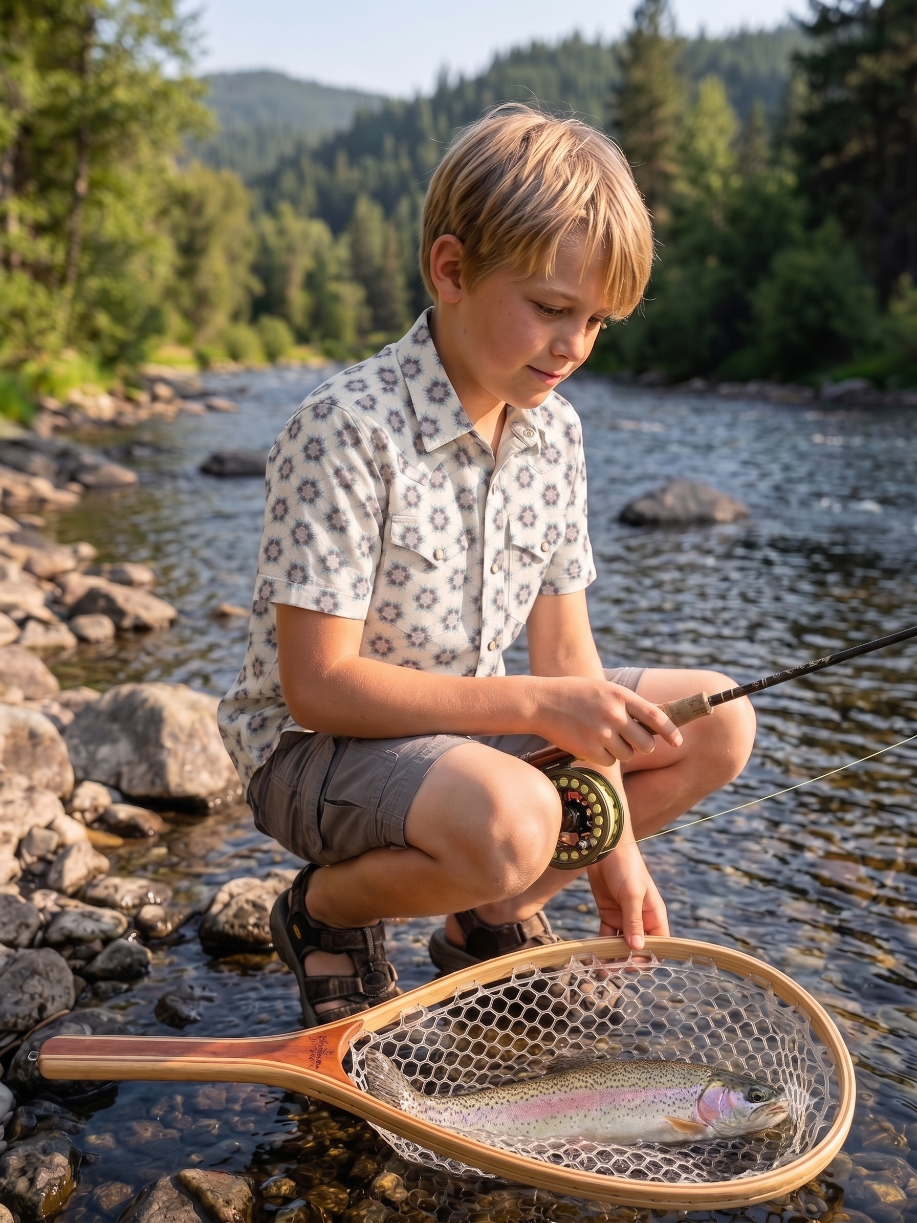 Boys' Western Fishing Shirt | Style ATWF-106