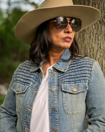 Ladies Denim Jacket.G-MON-2530