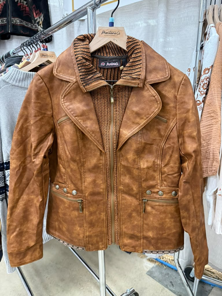Ladies' Faux Leather Jacket | Style BF-1701-3100