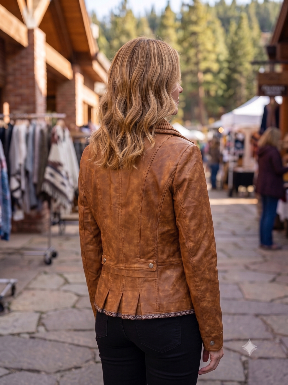 Ladies' Faux Leather Jacket | Style BF-1701-3100
