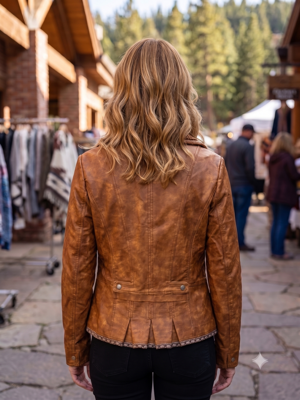 Ladies' Faux Leather Jacket | Style BF-1701-3100