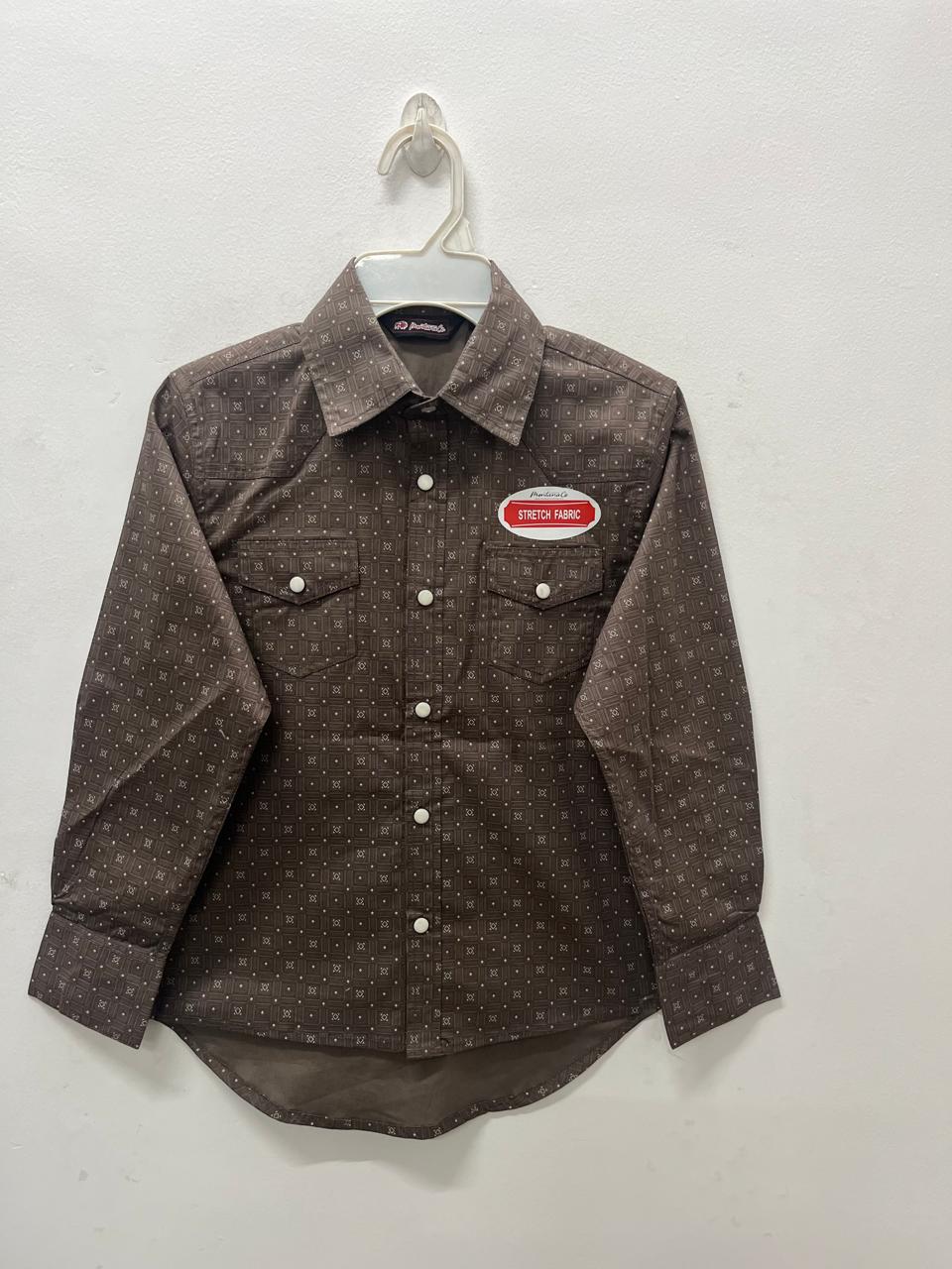 Boys' Western Snap Shirt with Stretch | Style BF-3034