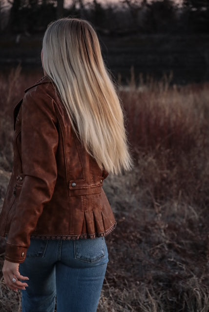 Ladies' Faux Leather Jacket | Style BF-1701-3100