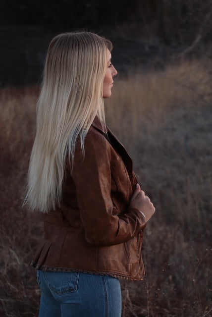 Ladies' Faux Leather Jacket | Style BF-1701-3100