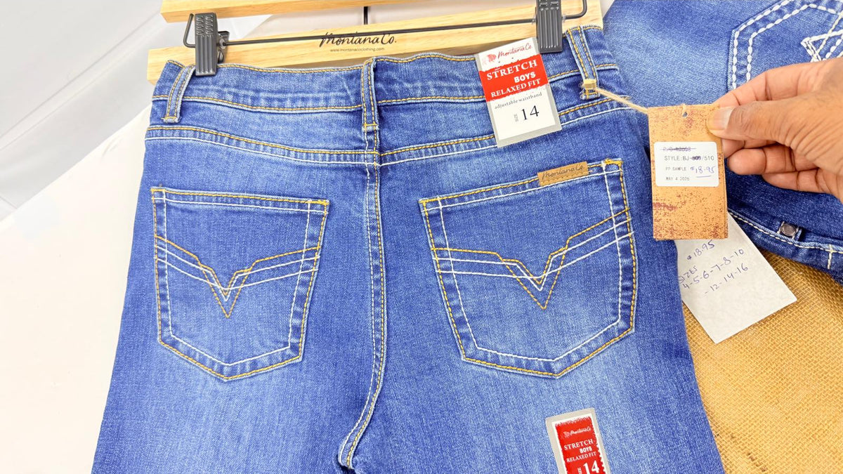 Boys' Western Stretch Jeans | BJ-509
