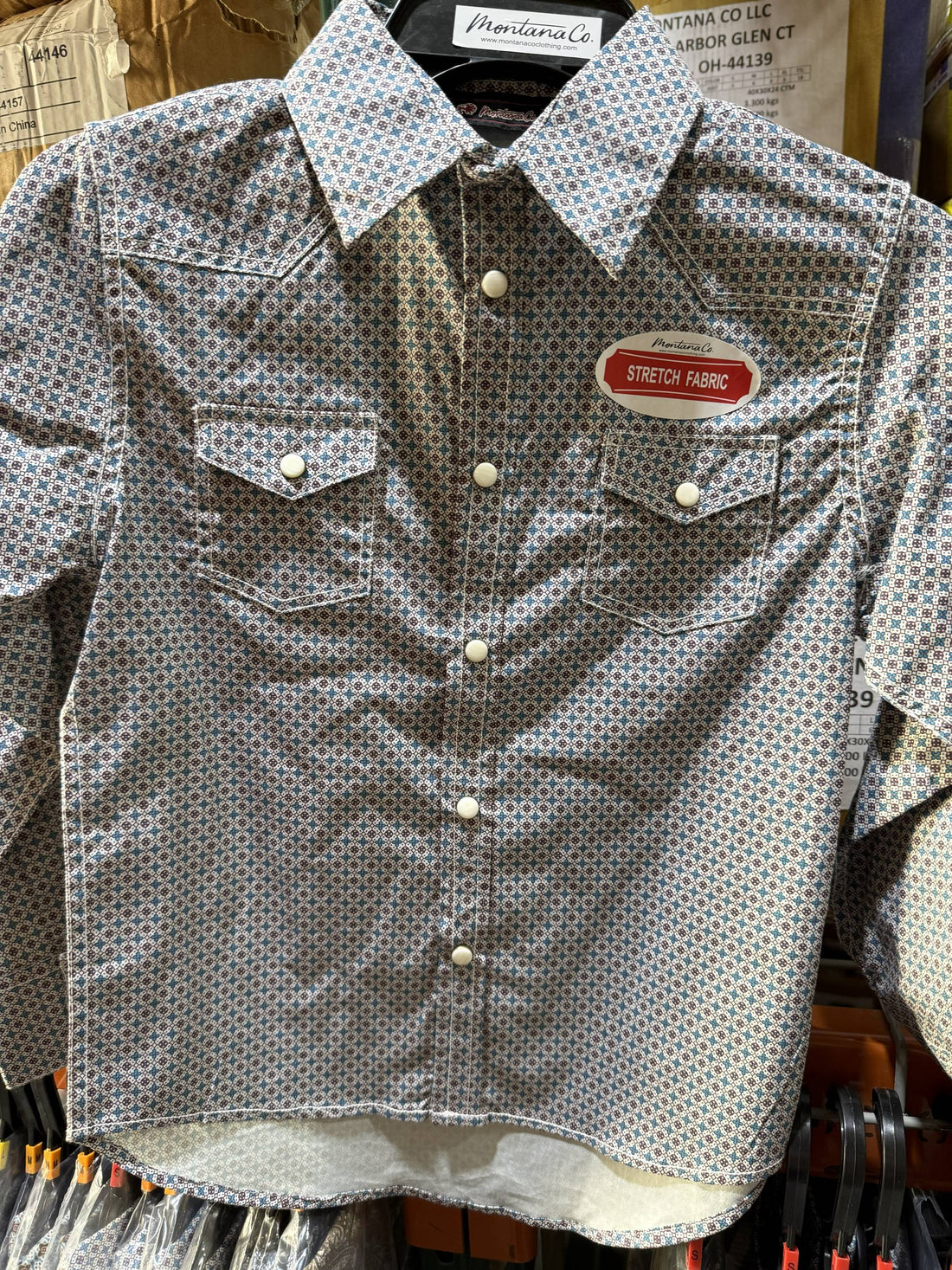 Boys Premium Cotton Western Snap Shirt | BL-2606