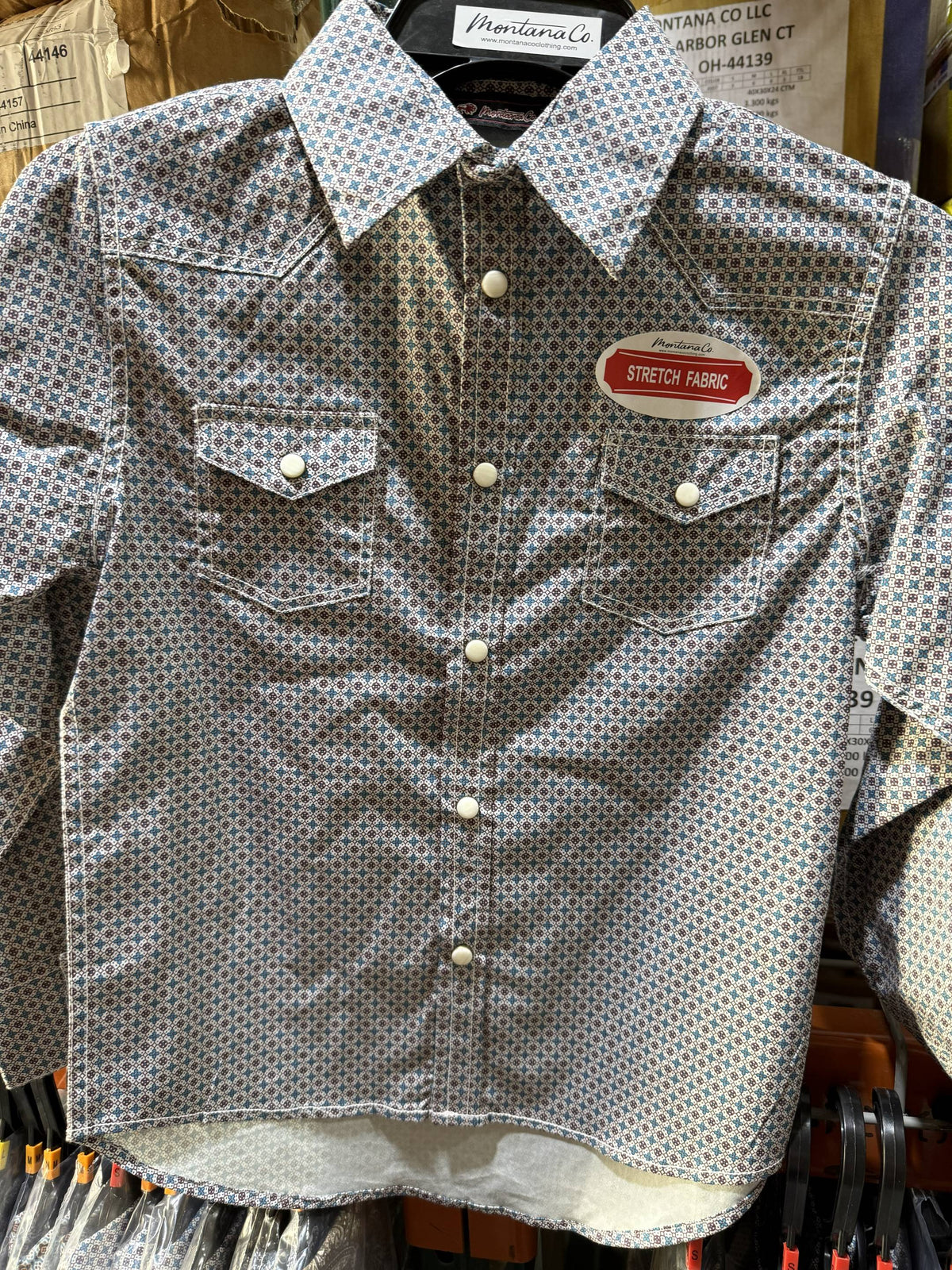 Boys Premium Cotton Western Snap Shirt | BL-2606