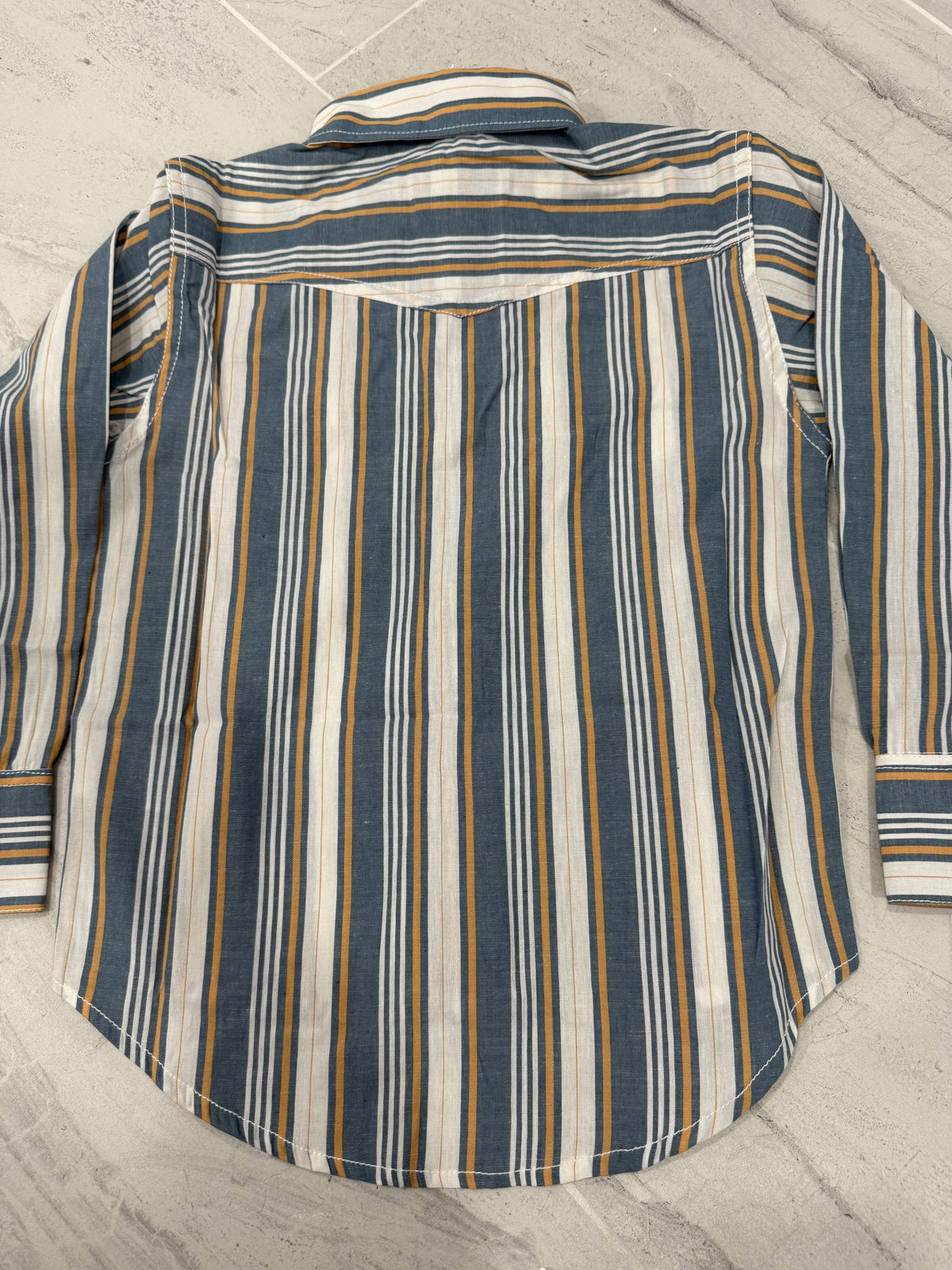 Boys’ Striped Woven Long Sleeve Shirt | BLS-3038