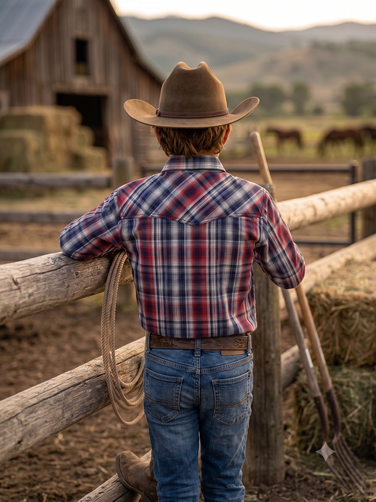 Boys' Western Snap Shirt with Stretch | Style BP-26901