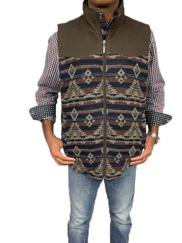 Men's Western Aztec Vest Style#-M-24209