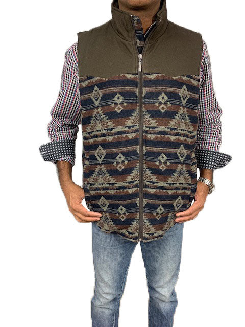 Men's Western Aztec Vest Style#-M-24209