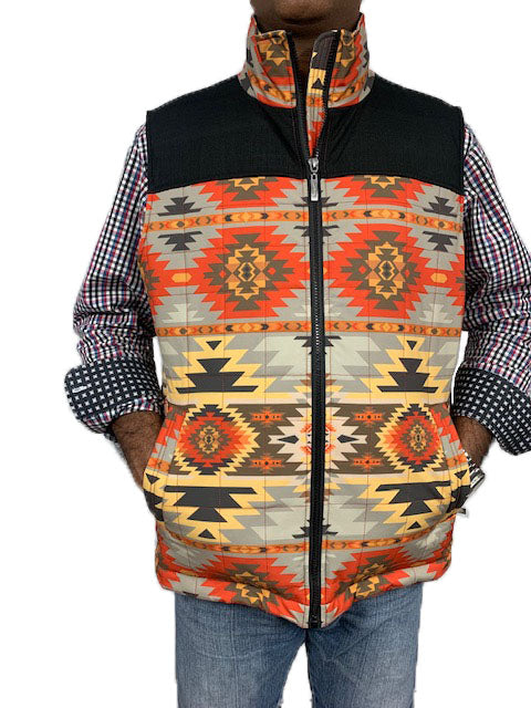 Men's Western Aztec Vest Style#-M-24205