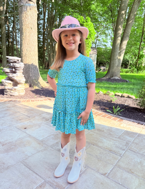 Girls Western Knit Dress.GMA-2077