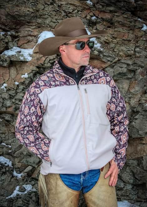 Men's Western Softshell Jacket | Style MJJ-26012