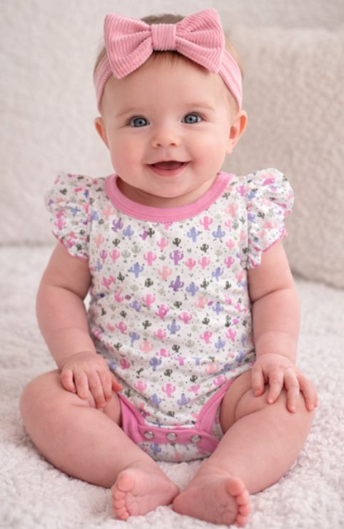 Girls Western Print Onesies MC-6