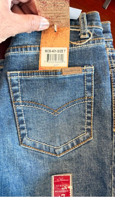 Boys' Stretch Western Jeans | Style MCB-401