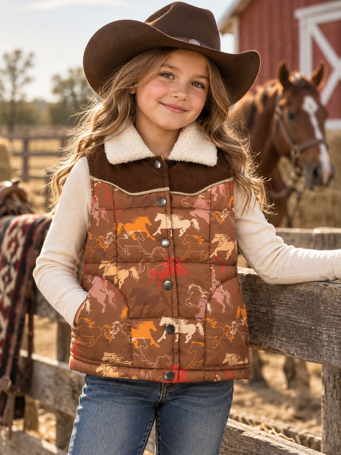 Girls' Polyfill Vest | Style D-2509034