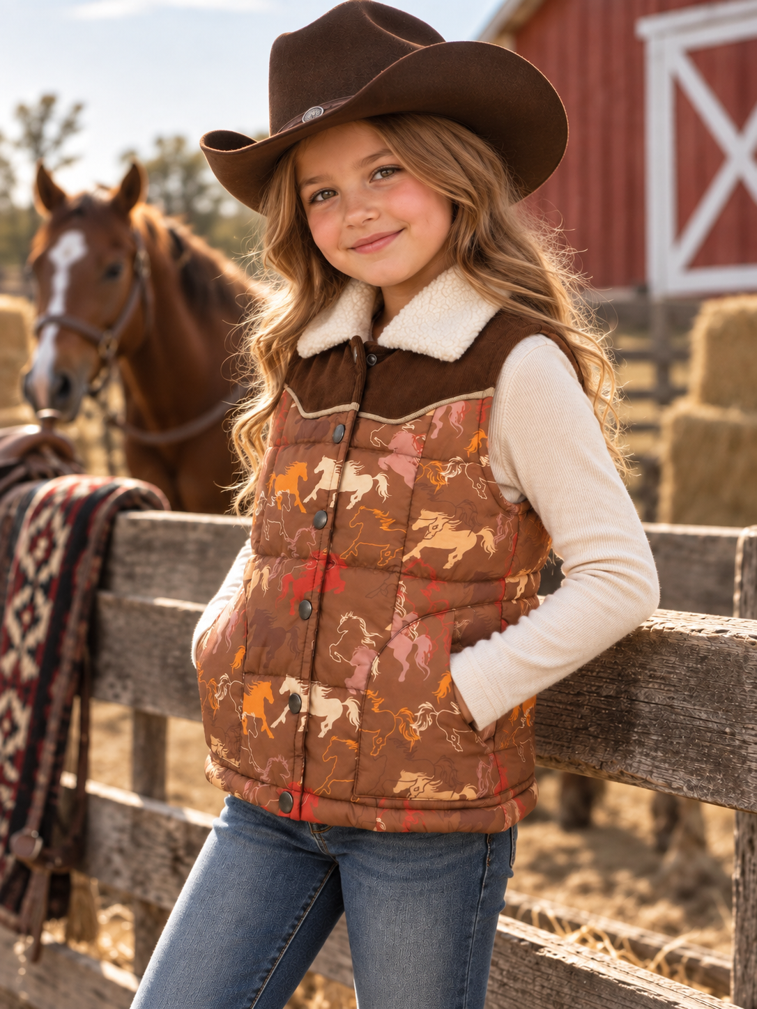 Girls' Polyfill Vest | Style D-2509034