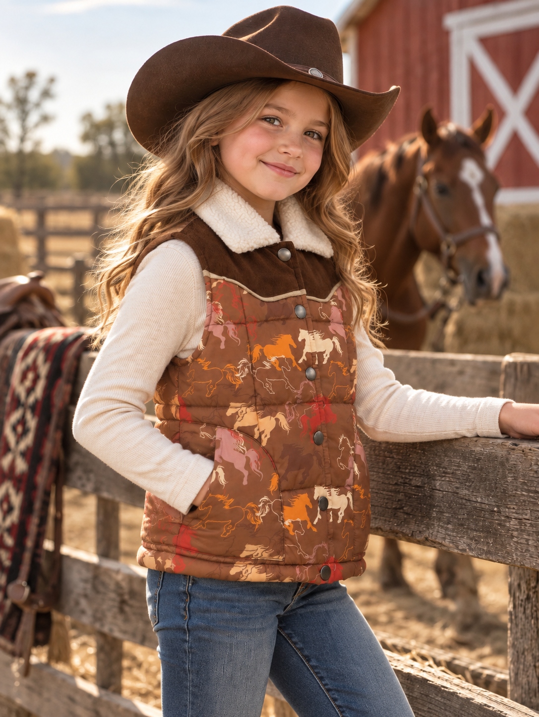 Girls' Polyfill Vest | Style D-2509034