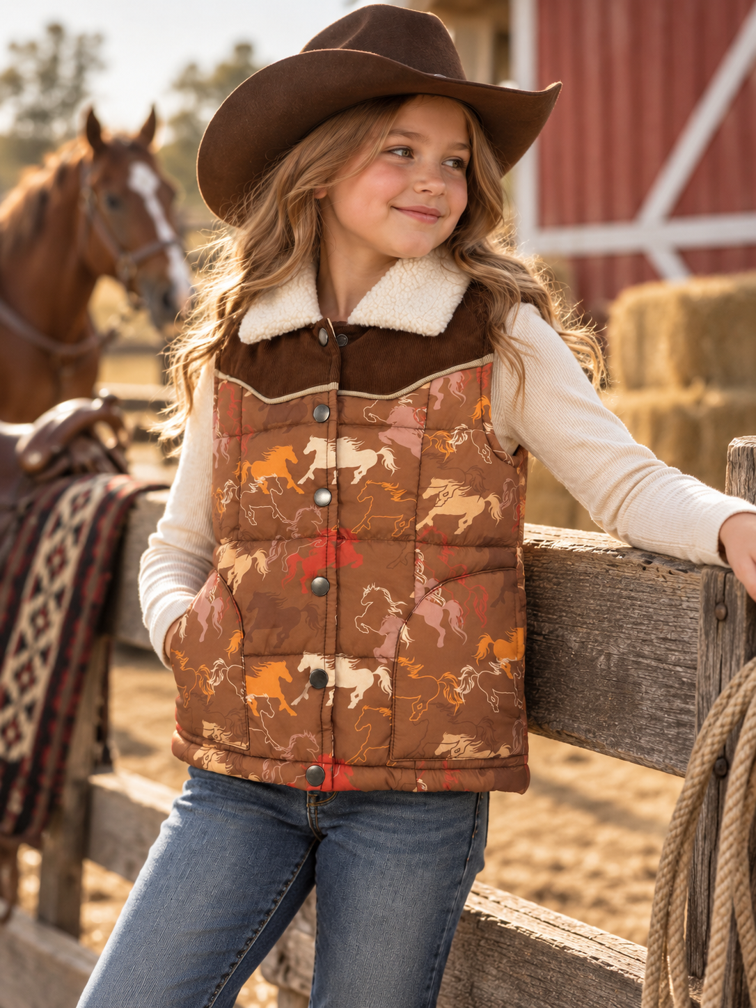 Girls' Polyfill Vest | Style D-2509034