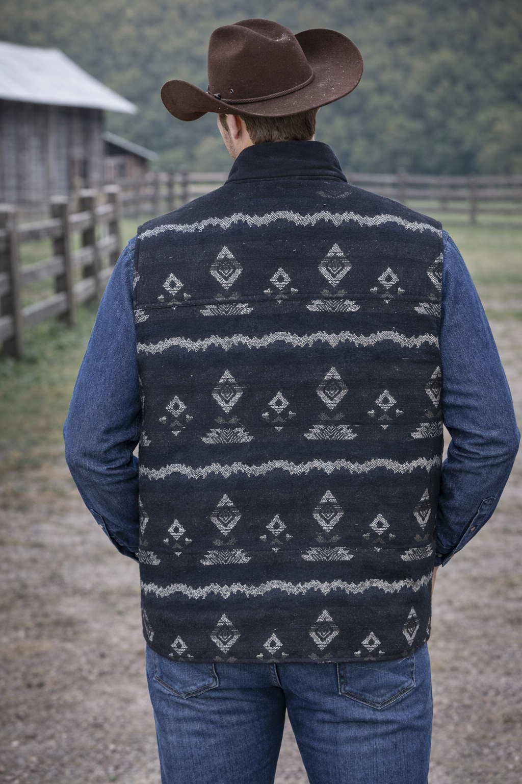 Men's Aztec Print Conceal and Carry