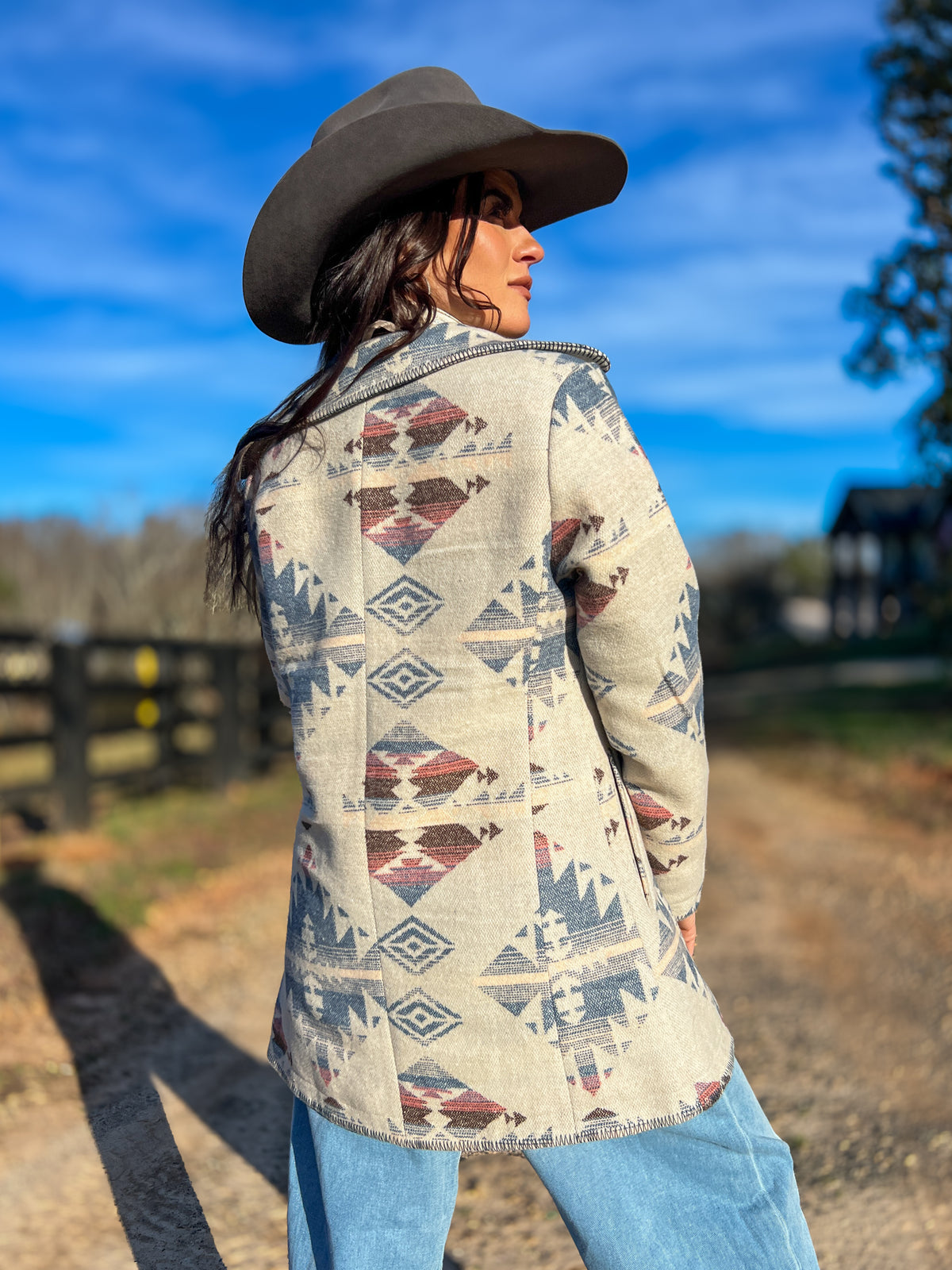 Ladies' Aztec Shirt Jacket | Style DA26-106