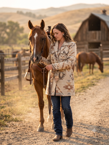 Ladies' Aztec Western Wrap | Style DA26-107
