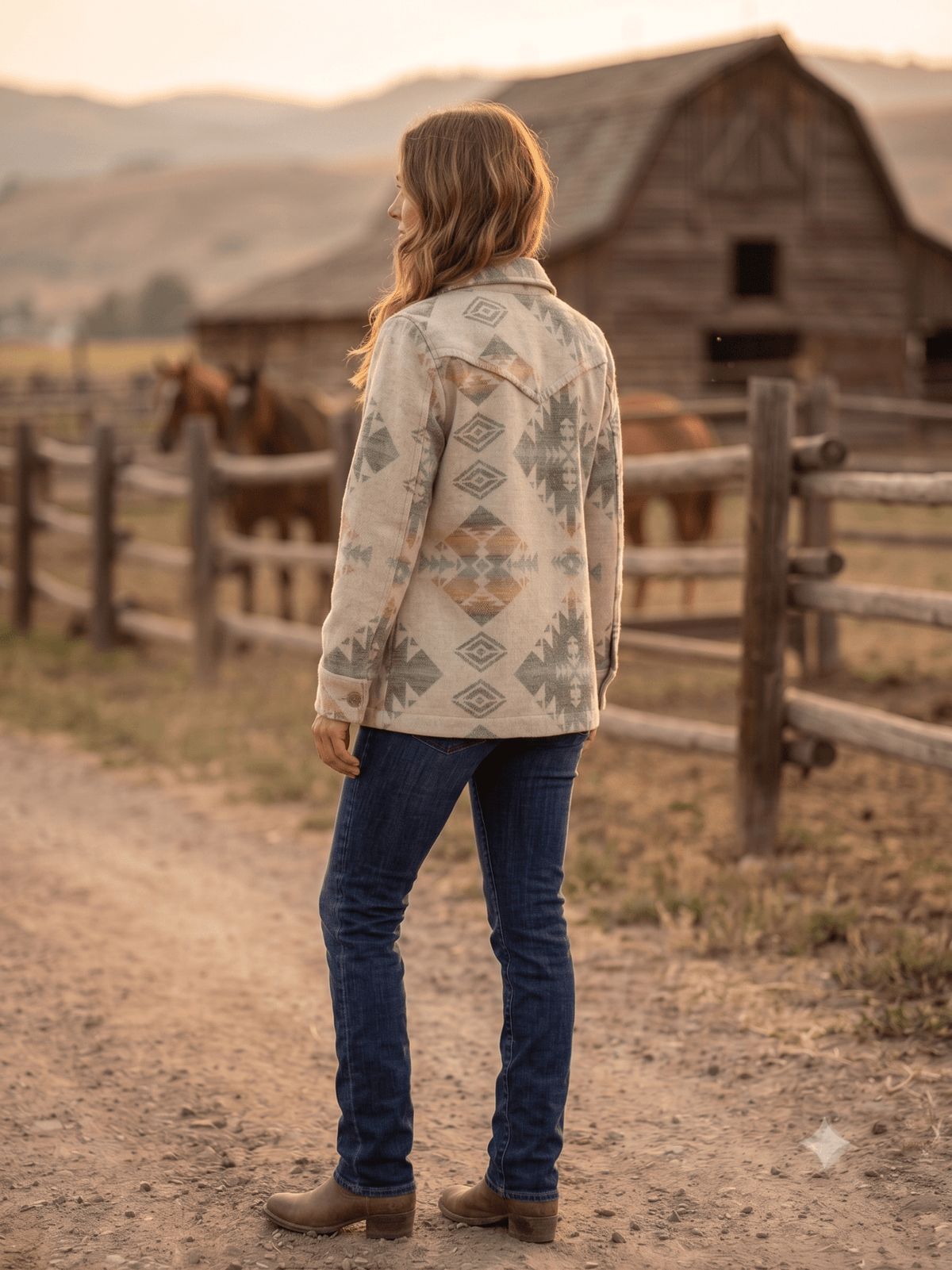 Ladies' Aztec Western Coat | Style DA26-109